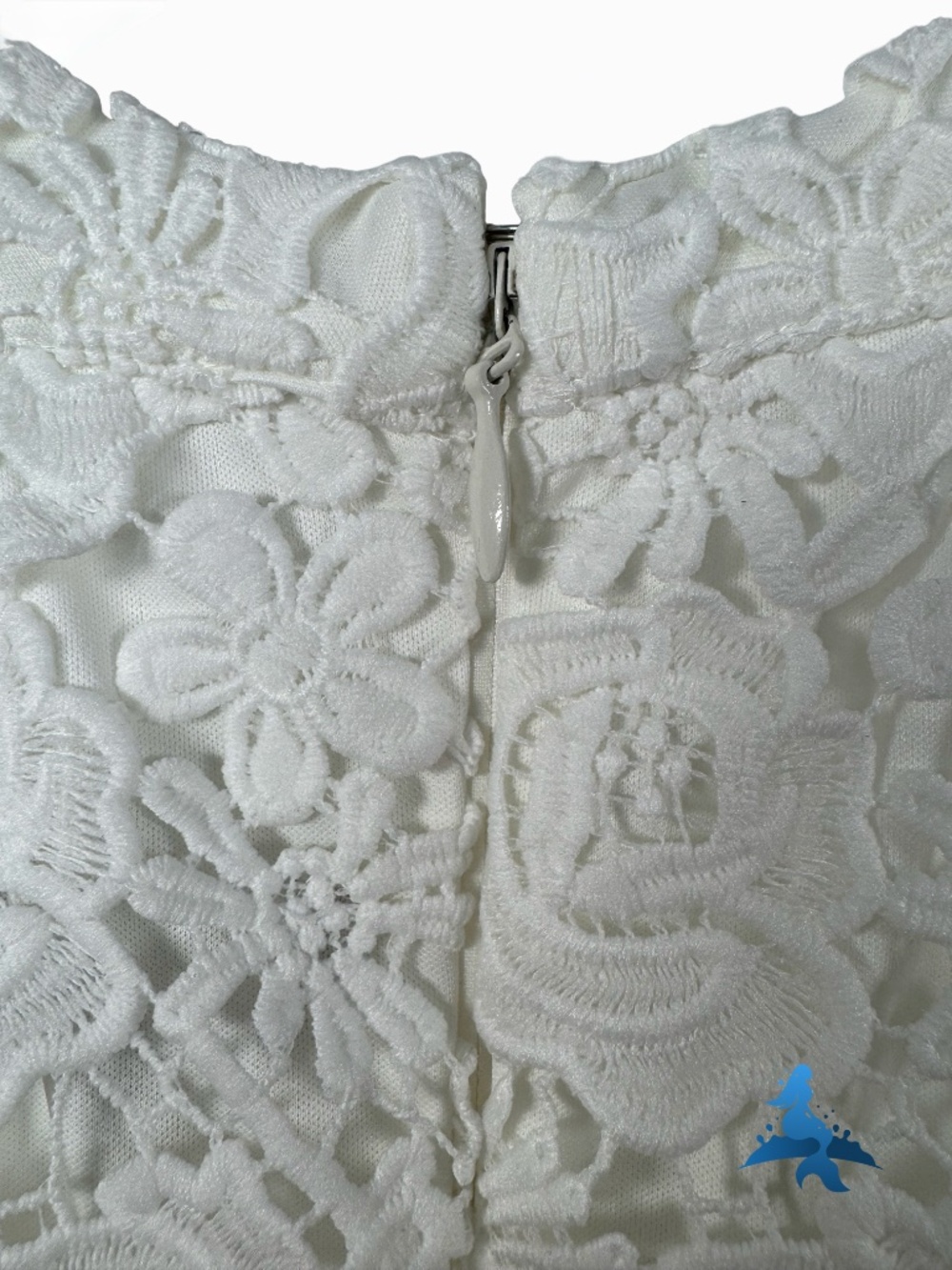 1354 NWT Lulus Love Poem Lace Mini Dress – XS – Ivory - Picture 10 of 14